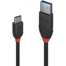 Lindy USB 3.1 Kabel Typ C/A Black Line M/M...