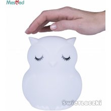 Mesmed Silicone night lamp MM013 Owl with...