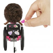 Barbie Doll Chelsea Wheelchair Brown Hair...