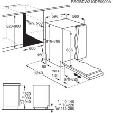Nõudepesumasin AEG Dishwasher FSE75737P
