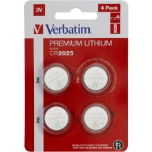 Verbatim 1x4 CR 2025 Lithium battery 49532