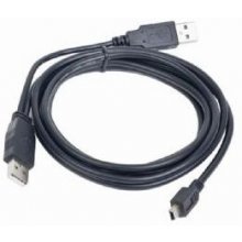 GEMBIRD CABLE USB2 DUAL AM-MINI 0.9M/BLACK...