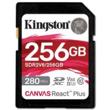 Kingston Canvas React Plus 256 GB SDXC...