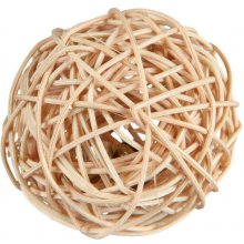 Trixie Rodent toy Ball with bell rattan 4 cm
