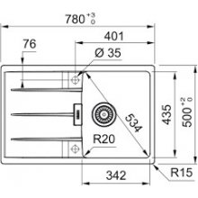 FRANKE CNG 611-78 onyx 114.0681.581