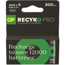 GP BATERIE Batteries R03/AAA NI-MH 800mAh...