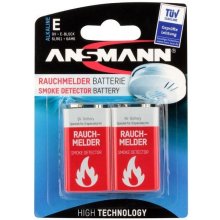 Ansmann battery smoke detector - Alkaline 9V...