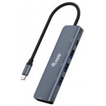Equip Dock USB-C->HDMI, 3xUSB3.0, 100WPD...