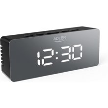 Adler | AD 1189B | Alarm Clock | W | Black |...
