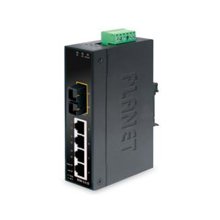 PLANET 4+1 100FX Port Multi-mode Industrial...