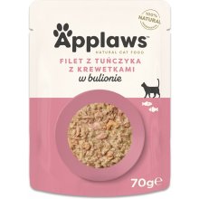 Applaws Tuna Fillet with prawn in broth -...