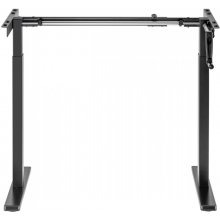 Maclean Height adjustable desk 60kg black...