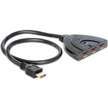 DELOCK HDMI 3-1 switch black 0,60m