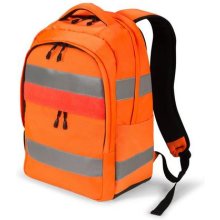 Dicota Hi-Vis backpack Orange Polyethylene...