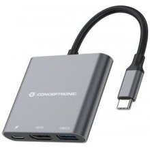 CONCEPTRONIC Dock USB-C ->HDMI, 2xUSB3.0...