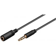 Goobay 62479 audio cable 2 m 3.5mm Black