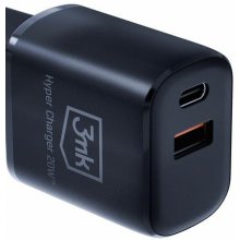 3MK Charger 20W 1xUSB-C + USB-A PD QC