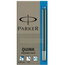 Parker 1x5 ink cartridge Quink Blue washable