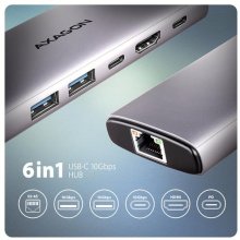 AXAGON HMC-6G2L laptop dock/port replicator...