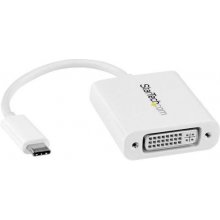 StarTech USB-C TO DVI adapter - valge USB-C...