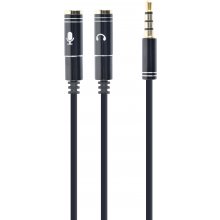 GEM CABLE AUDIO 3.5MM 4-PIN TO/3.5MM S+MIC...