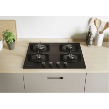 Pliidiplaat Candy Gas Hob CVW6BB, 4 zones...