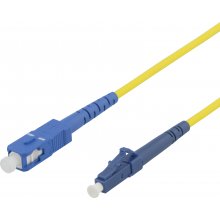 Deltaco Fiber cable 5m, LC - SC, 9/125...