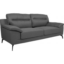 Home4you Sofa ENZO 3-seater, dark grey
