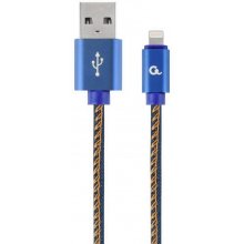 GEMBIRD Cable USB 8 pin premium jeans 1 m