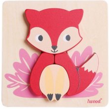 IWood Animal Puzzle Fox wooden