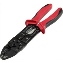 Toolcraft PLC-4131 Crimping tool Black, Red