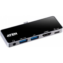 Aten UH3238 USB-C Travel Dock with Power...