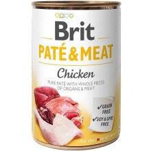 Brit Paté & Meat Chicken - wet dog food -...