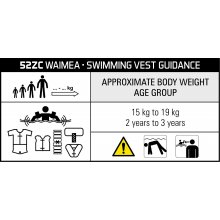 Waimea Swimming vest 52ZC GRO (15-19kg)