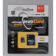 Mälukaart Imro 10/16G UHS-I ADP memory card...