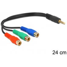 DELOCK 62499 audio cable 0.24 m 3.5mm 3 x...