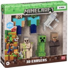 P.M.I. Kids World MINECRAFT 3D ERASERS - 6...