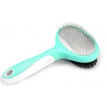 Record Double slicker brush with bristles...