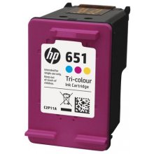 HP 651 Tri-color Original Ink Advantage...