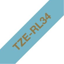 Brother TZE-RL34 label-making tape Gold on...