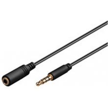 Goobay 1.5m 3.5mm audio cable Black