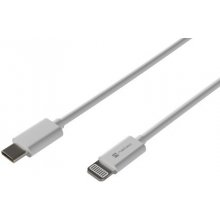 Natec LIGHTNING(M)->USB-C(M) CABLE 1M WHITE...