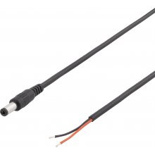 Deltaco Cable 5.5x2.1mm DC to open ended...