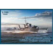 Ibg Plastic model ship HMS Hotspur 1941...