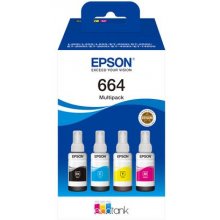 Epson Tintenbehälter 664 4er-Pack black +...