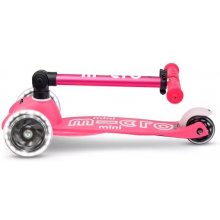 Micro folding scooter Mini DELUXE LED Pink