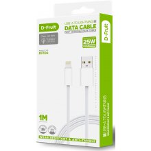 D-Fruit kaabel USB-A - Lightning 1m, valge...