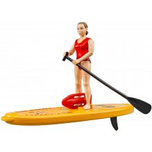 BRUDER bworld Life Guard with Stand Up P. -...