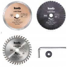 Einhell circular saw blade set 89mm, 5...