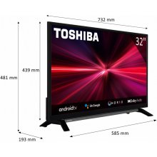 Teler Toshiba TV LED 32 inches 32LA2B63DG